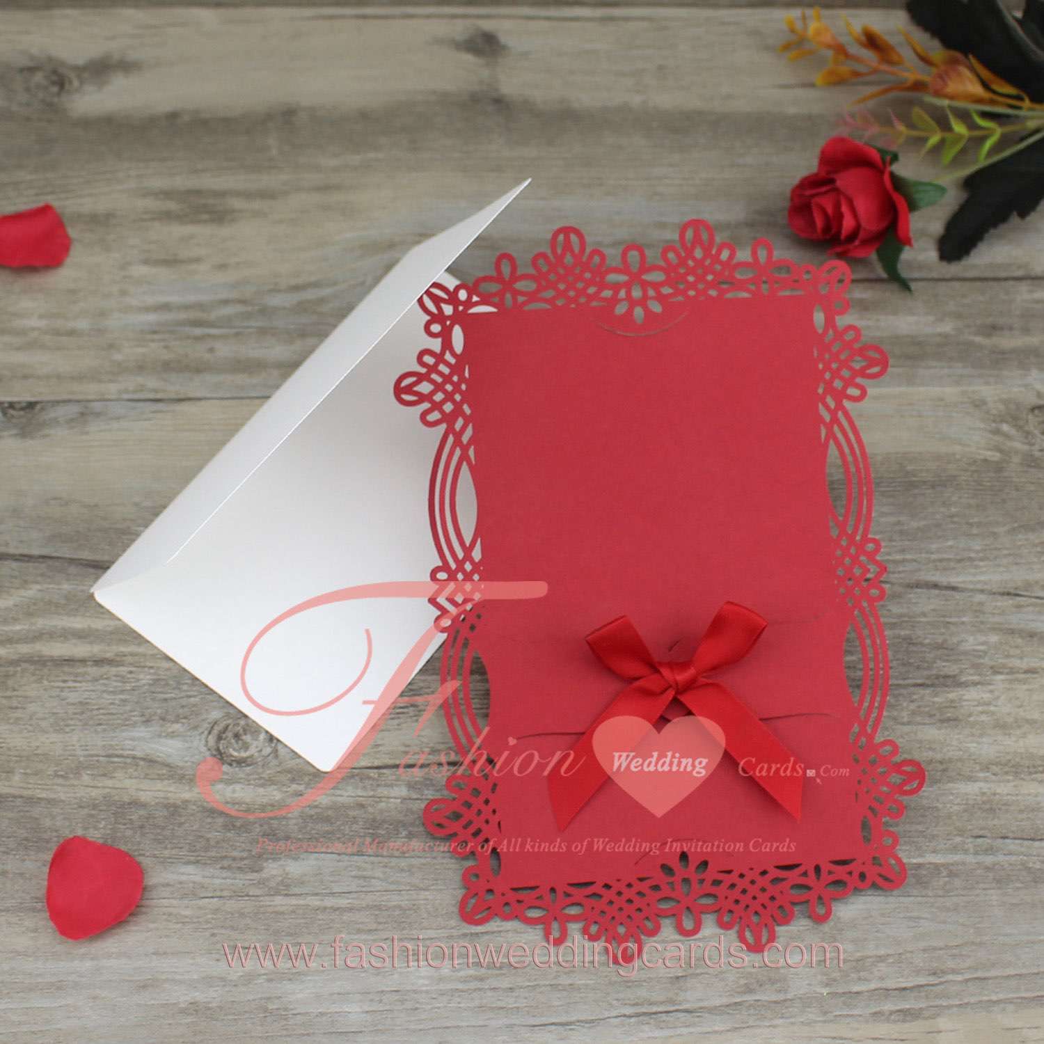 Personalised Laser Cut Wedding Invitations DIY